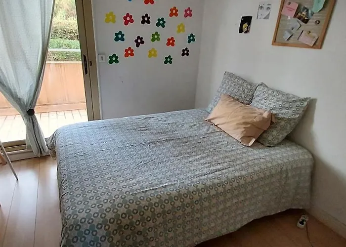Chambre Lit 2 Personnes Dans Appartement Du Logeur